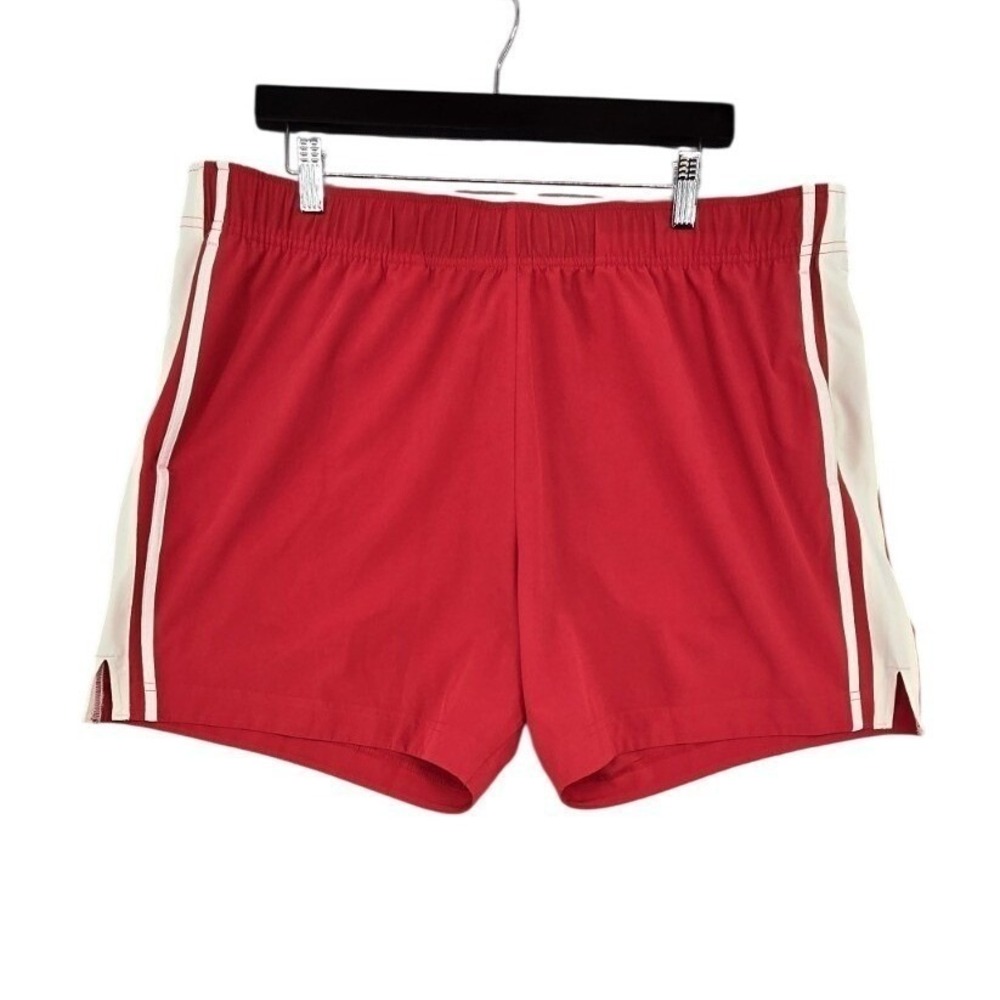 YPB motionTEK XXL Red Athletic Shorts Retro Stripe 6"‎ Inseam NWOT